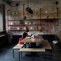 Riga, Latvia – Rocketbean Cafe in Miera Iela